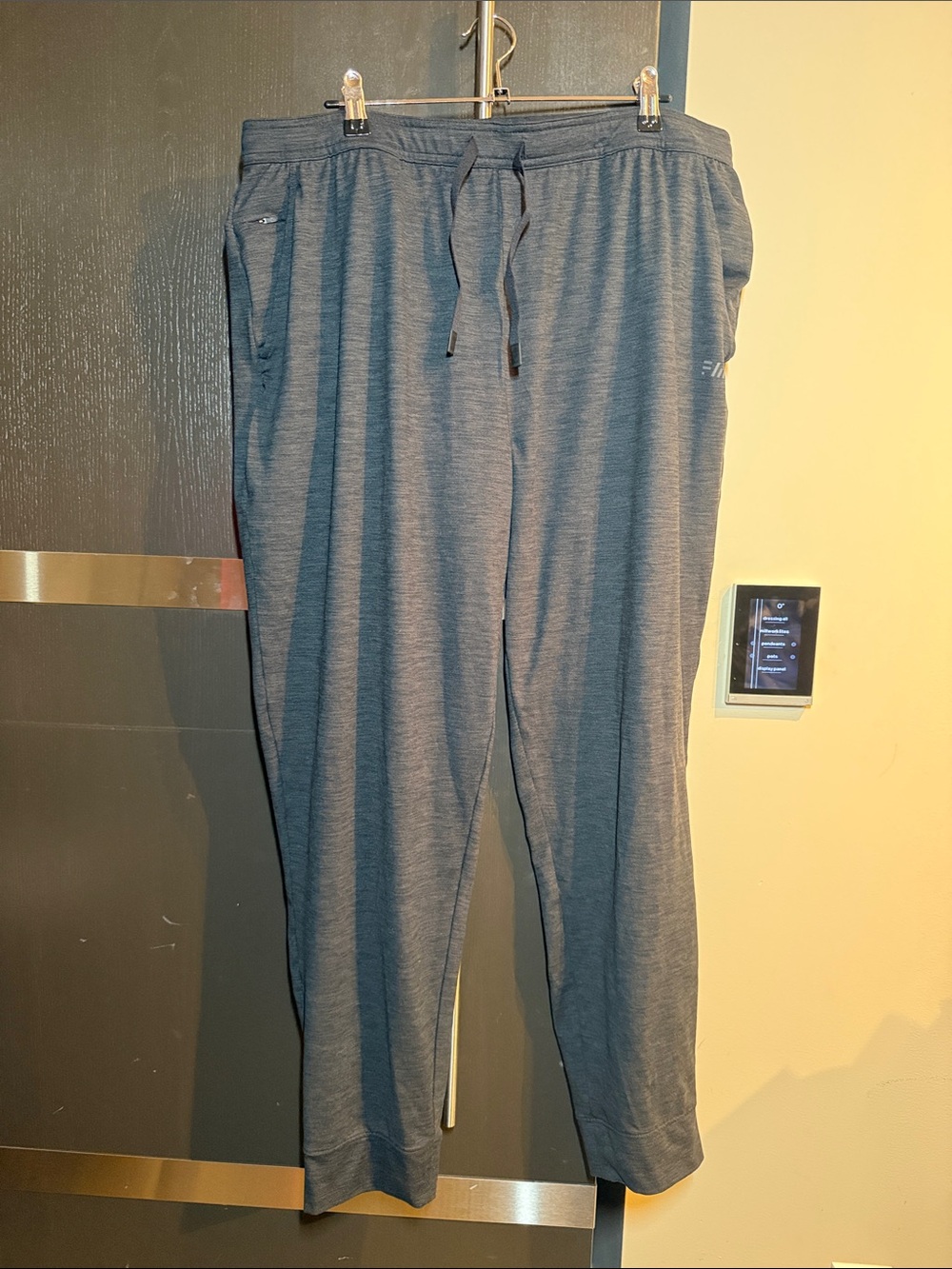 Men's Heather Gray Drawstring Joggers